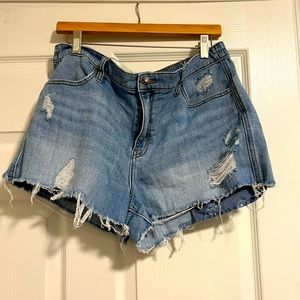 Aerie soft denim shorts